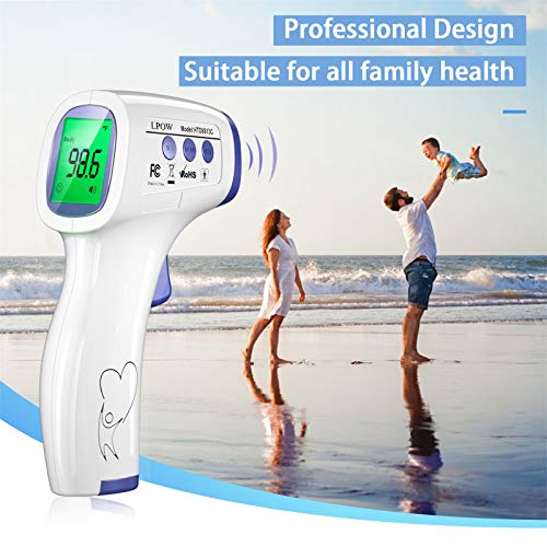 Non-Contact Infrared Baby Thermometer for Fever - Accurate Digital Forehead Thermometer for Kids & Adults - Perfect for Home, Nursery & Travel Use