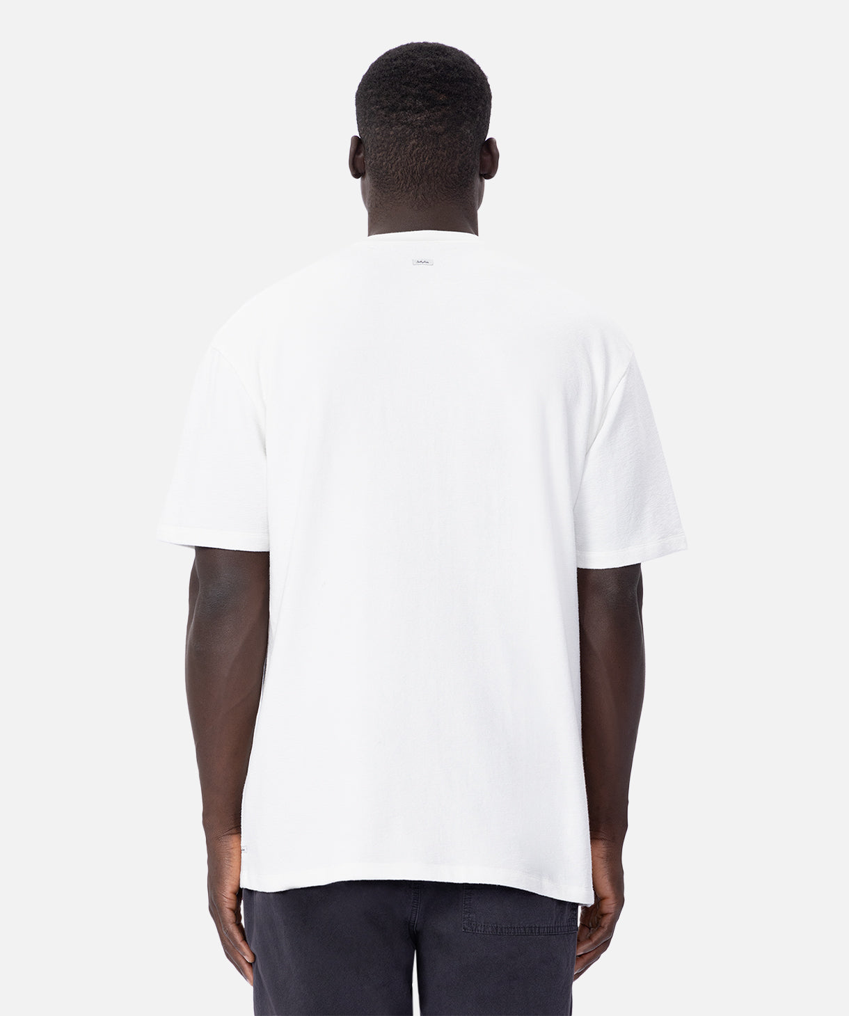 Henderson Boucle Tee - Soft Textured Knit Top in Chalk | Casual Wear, Layering Essential & Everyday Comfort