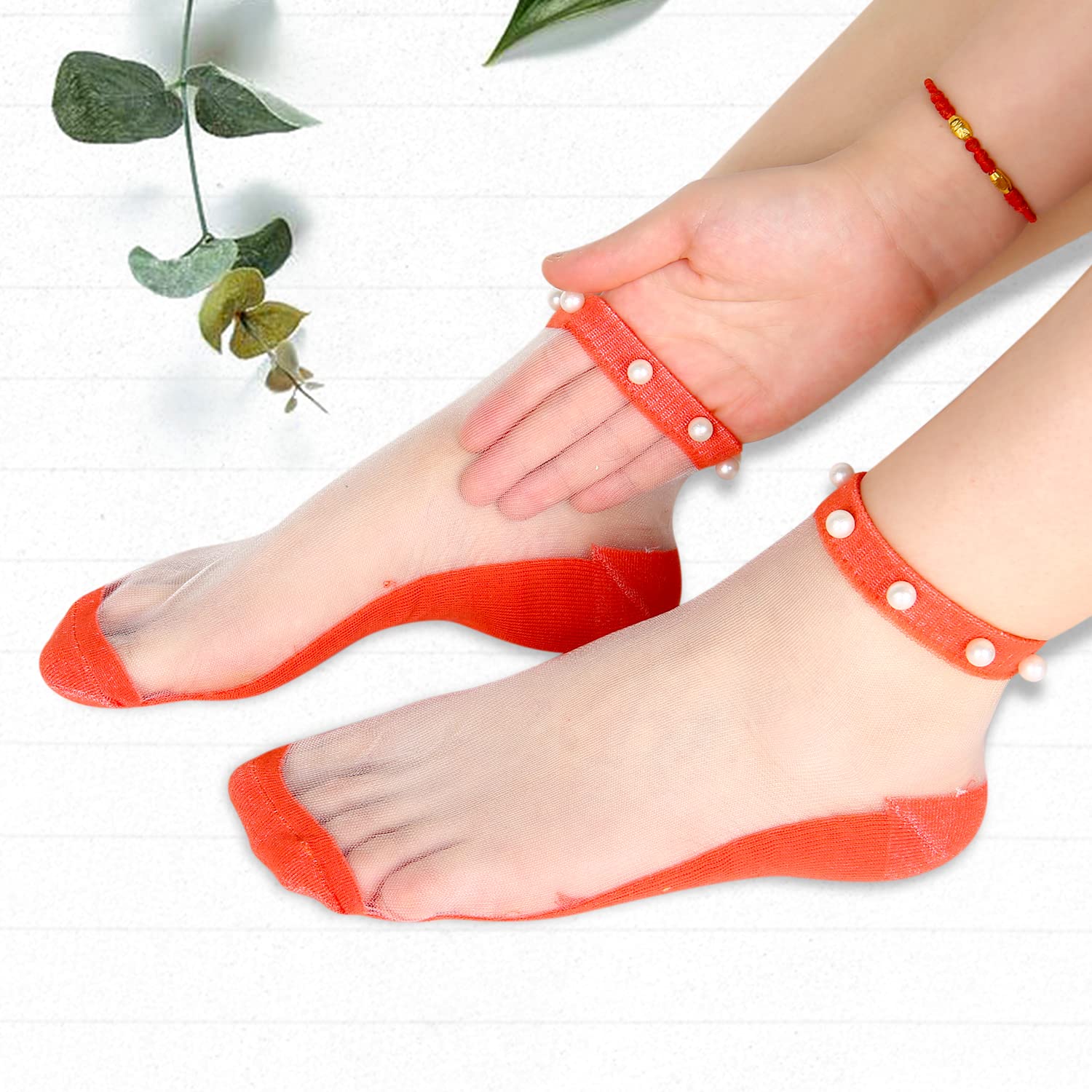 Benefeet Sheer Ankle Socks for Women - Thin Lace Nylon Summer Socks for Daily Wear
