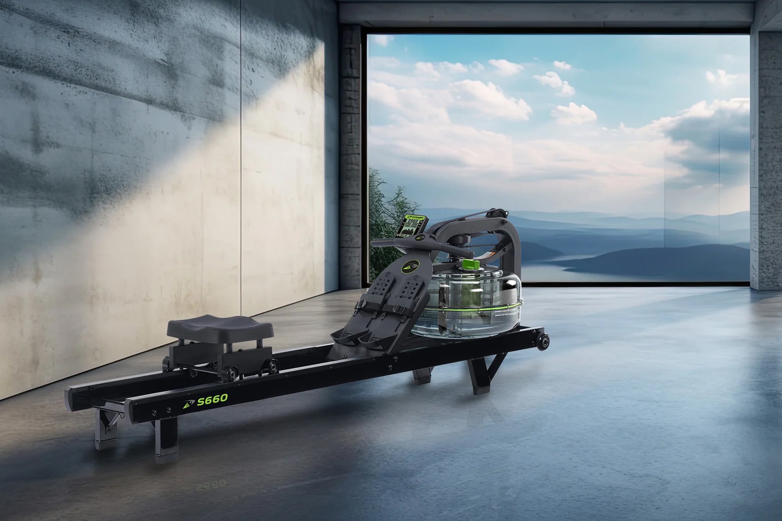 Dynamic Fluid S660 Forge Rowing Machine - Premium Home Gym Equipment for Full-Body Workout | Perfect for Indoor Fitness, Weight Loss & Cardio Training