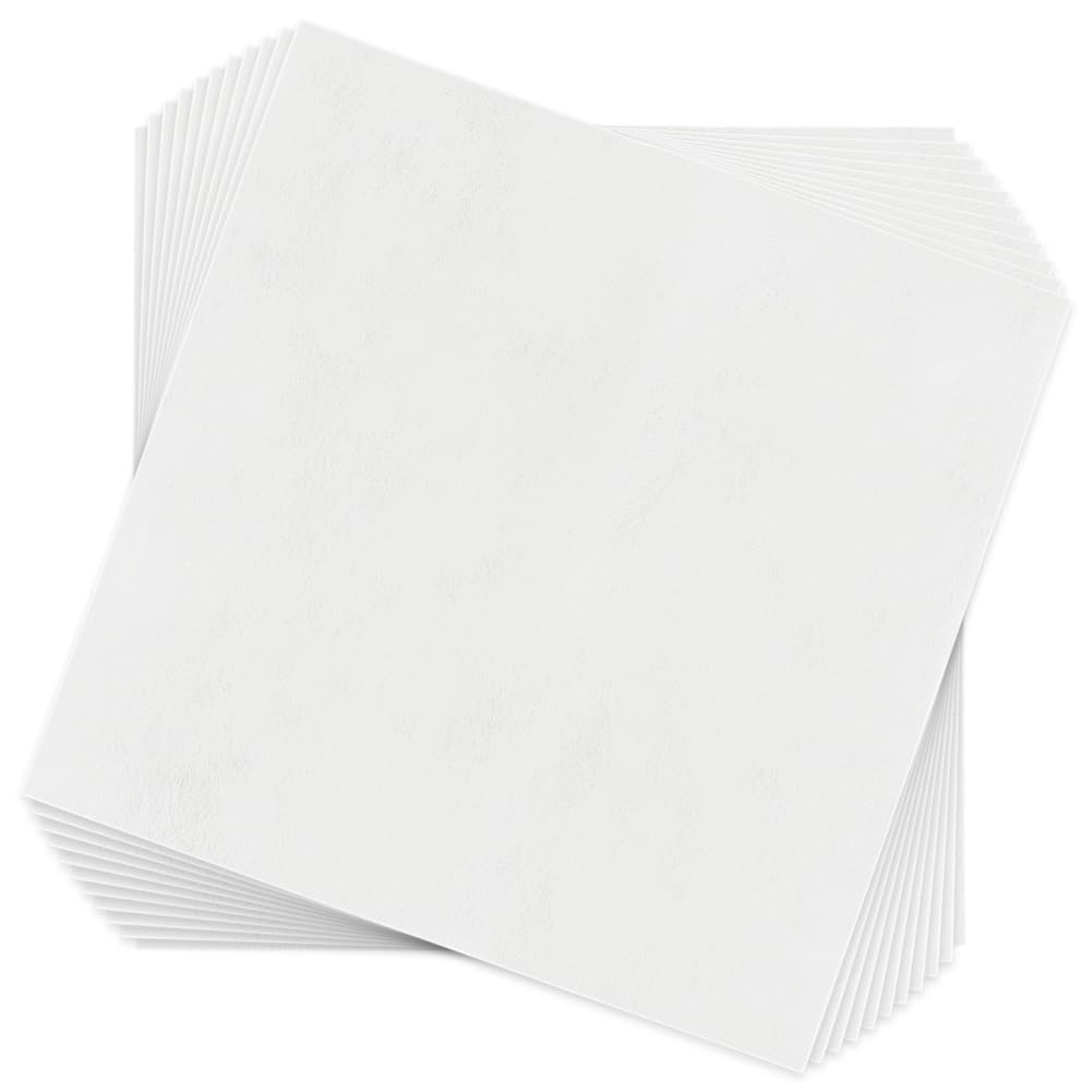 BENECREAT 50 Sheets 10.43x10.43 Inch Blotting Paper for Flower Pressing - Highly Absorbent & Reusable Herbarium Paper for Drying Flowers, Leaves, and Plants - Perfect for DIY Crafts, Scrapbooking, and Botanical Art Projects