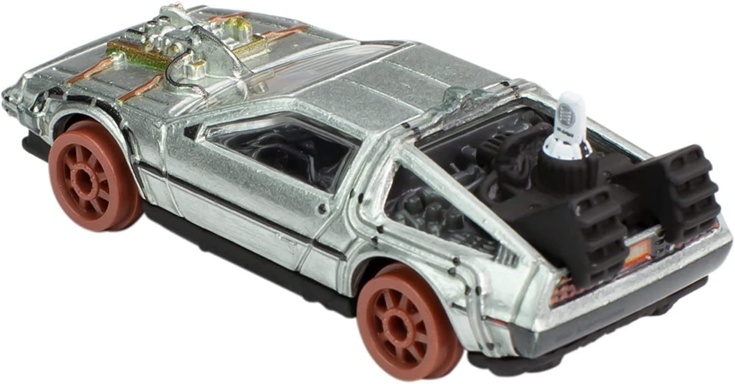 Hot Wheels Back to the Future 1955 Time Machine Die-Cast Car - Collectible 1:64 Scale Toy Vehicle for Kids & Adults - Perfect for Display, Gifts, and Movie Fans