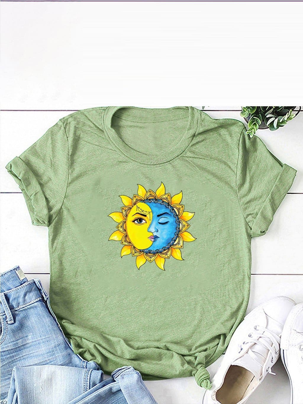 Lovevop Women's Casual Short Sleeve T-Shirt - Soft Comfortable Basic Tee for Everyday Wear, Lounge, Workout & Summer Outfits