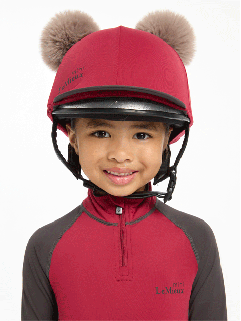 Mini Le Mieux Double Pom Pom Hat - Soft Silk Winter Beanie for Women - Perfect for Cold Weather, Outdoor Activities & Fashion Accessories