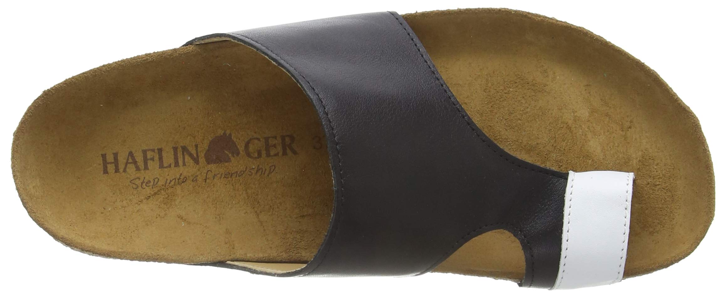 HAFLINGER Women's Comfortable Flip Flop Sandals - Soft Cork Footbed, Arch Support - Perfect for Beach, Pool, Spa & Summer Casual Wear