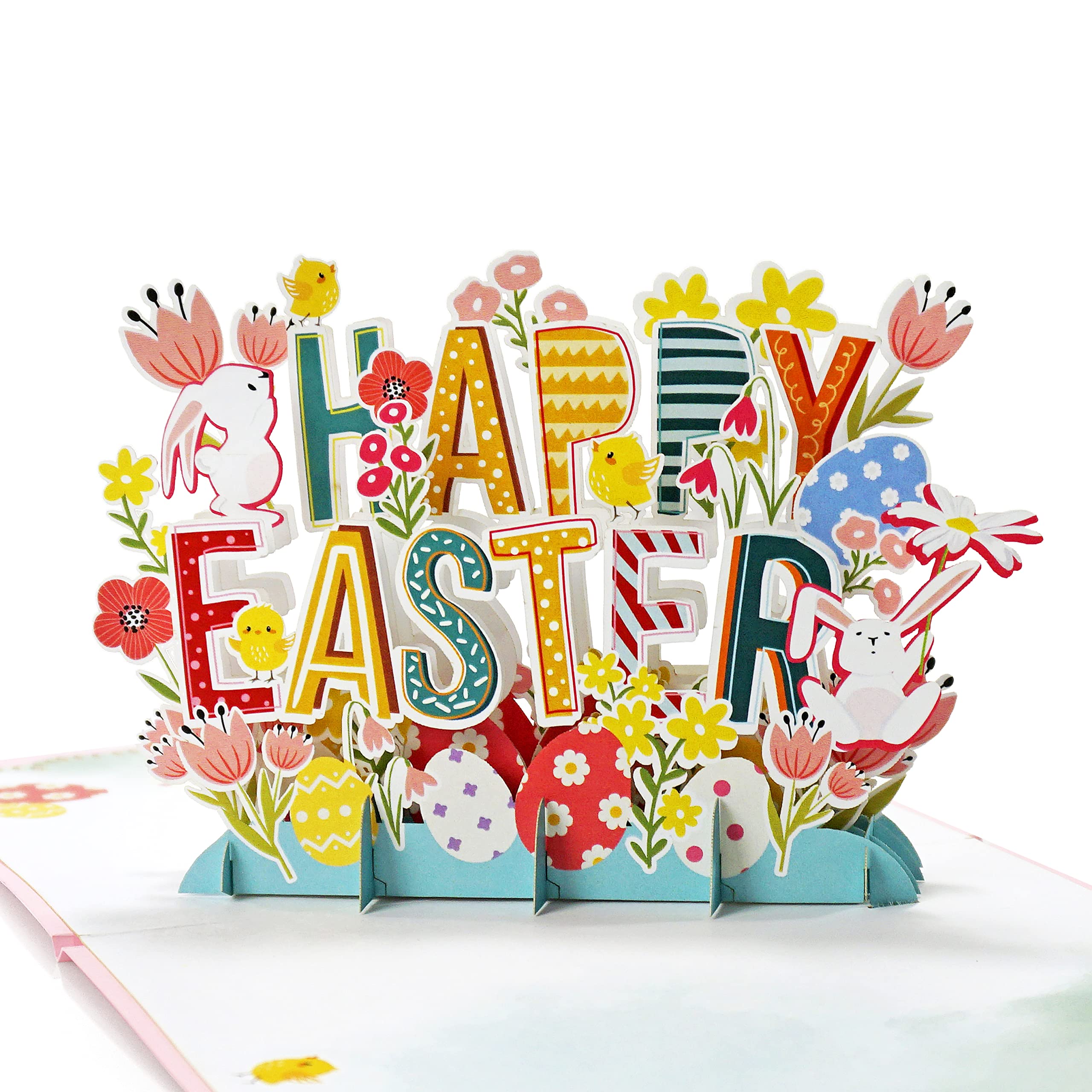 Easter Pop Up Greeting Card - 3D Happy Easter Card for Kids & Adults | Perfect for Easter Gifts, Party Favors & Holiday Decorations