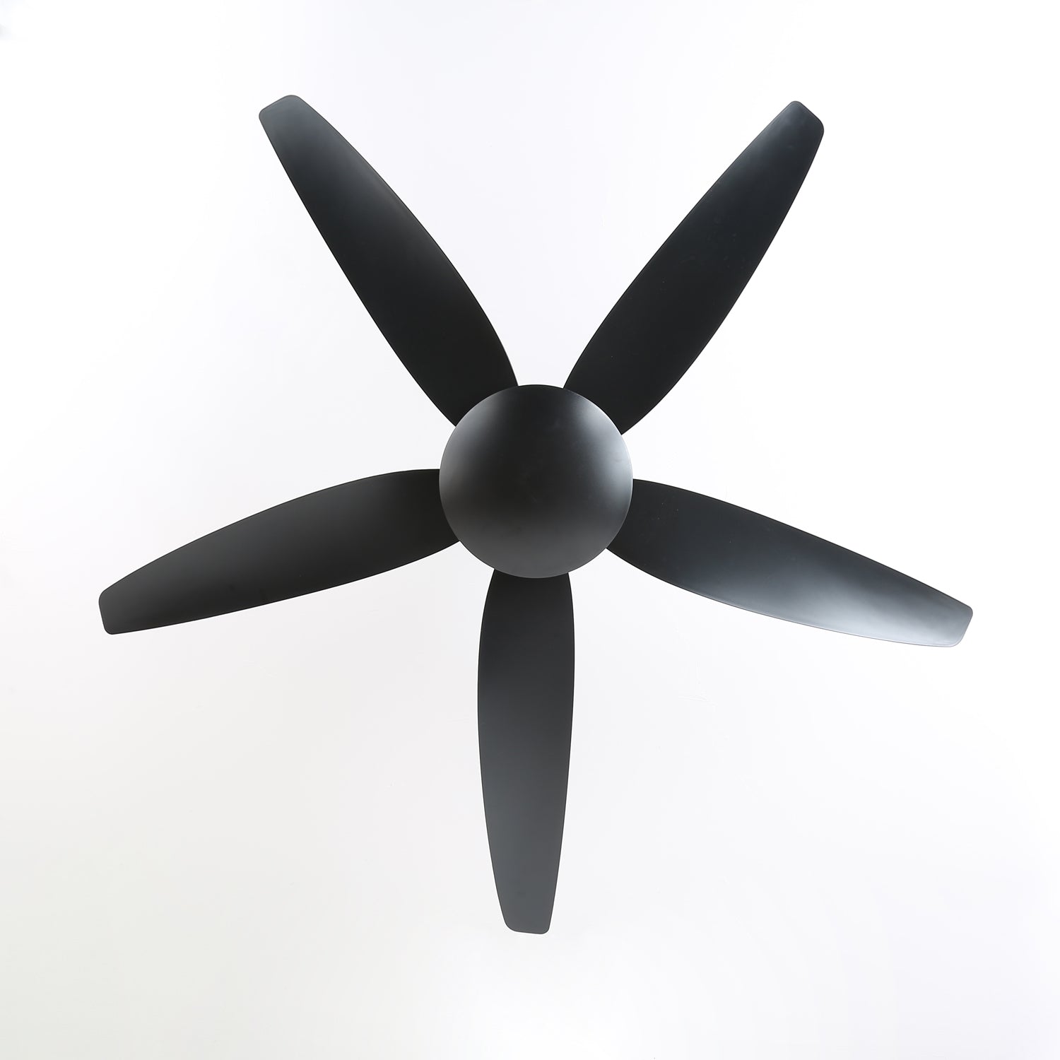 Aeron Noir Ceiling Fan with Remote Control - 52 Inch Modern Black Ceiling Fan with LED Light - Quiet Reversible Motor for Bedroom, Living Room, and Outdoor Patio Use