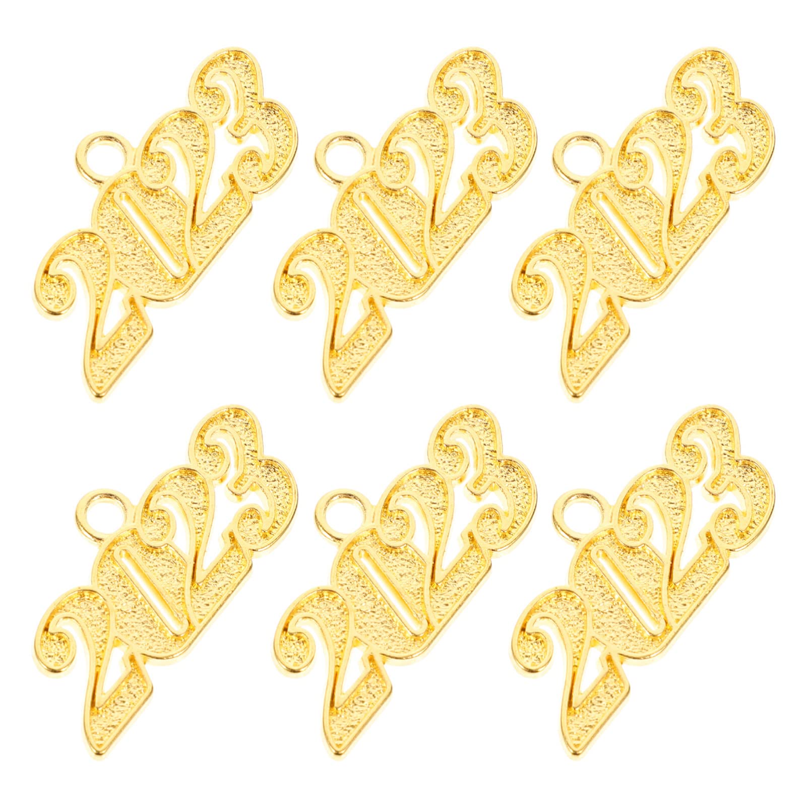 2023 Graduation Charms - 6pcs DIY Signet Year Pendants for Necklace, Earrings & Keychain - Bulk Jewelry Accessories for Graduation Tassels & Gifts (Perfect for Class of 2023 Celebrations, Senior Year Keepsakes & Graduation Party Favors)