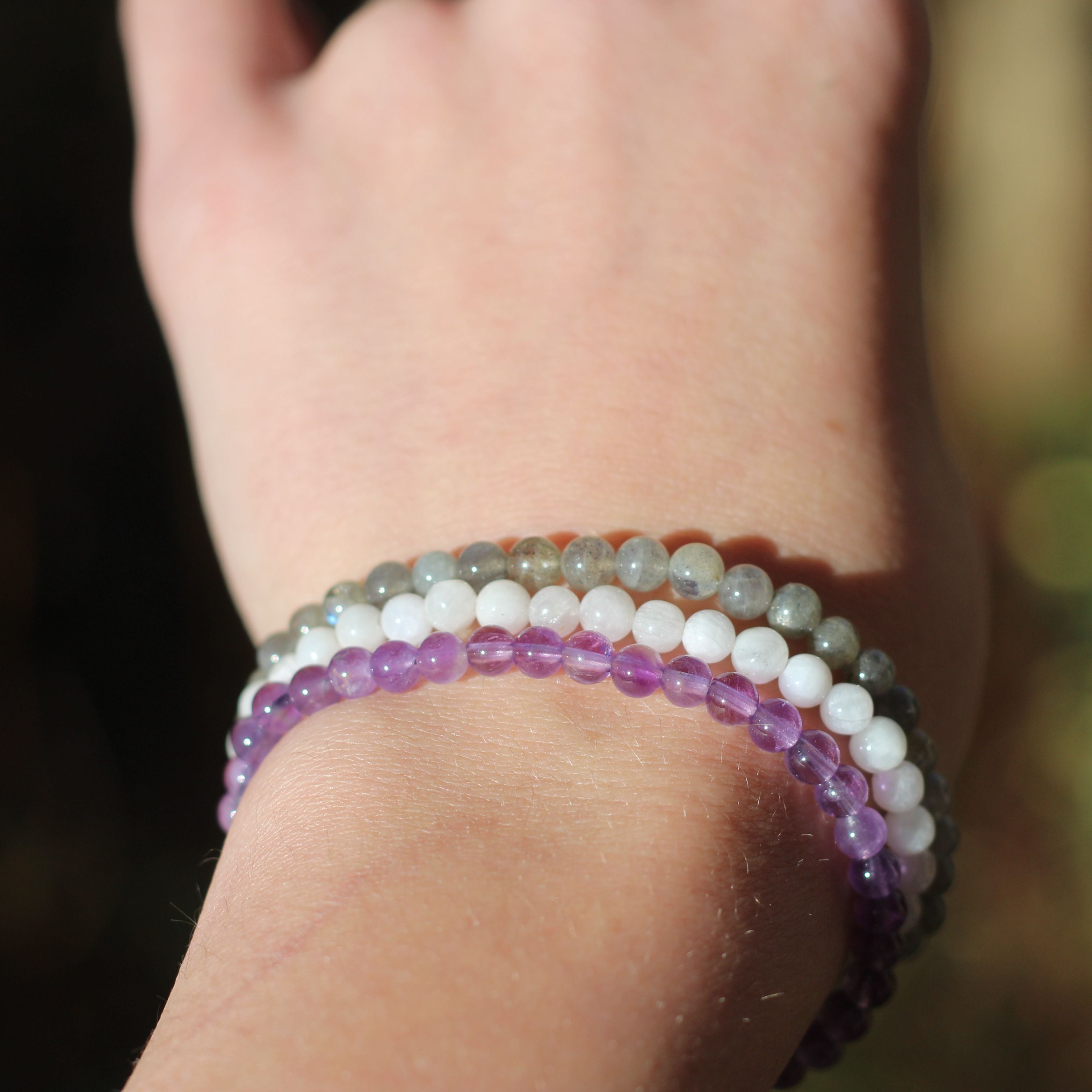 Divine Feminine Bracelet Pack Mini - Handmade Boho Beaded Bracelets for Women, Spiritual Healing Jewelry for Meditation & Yoga - Perfect for Gifts & Daily Wear
