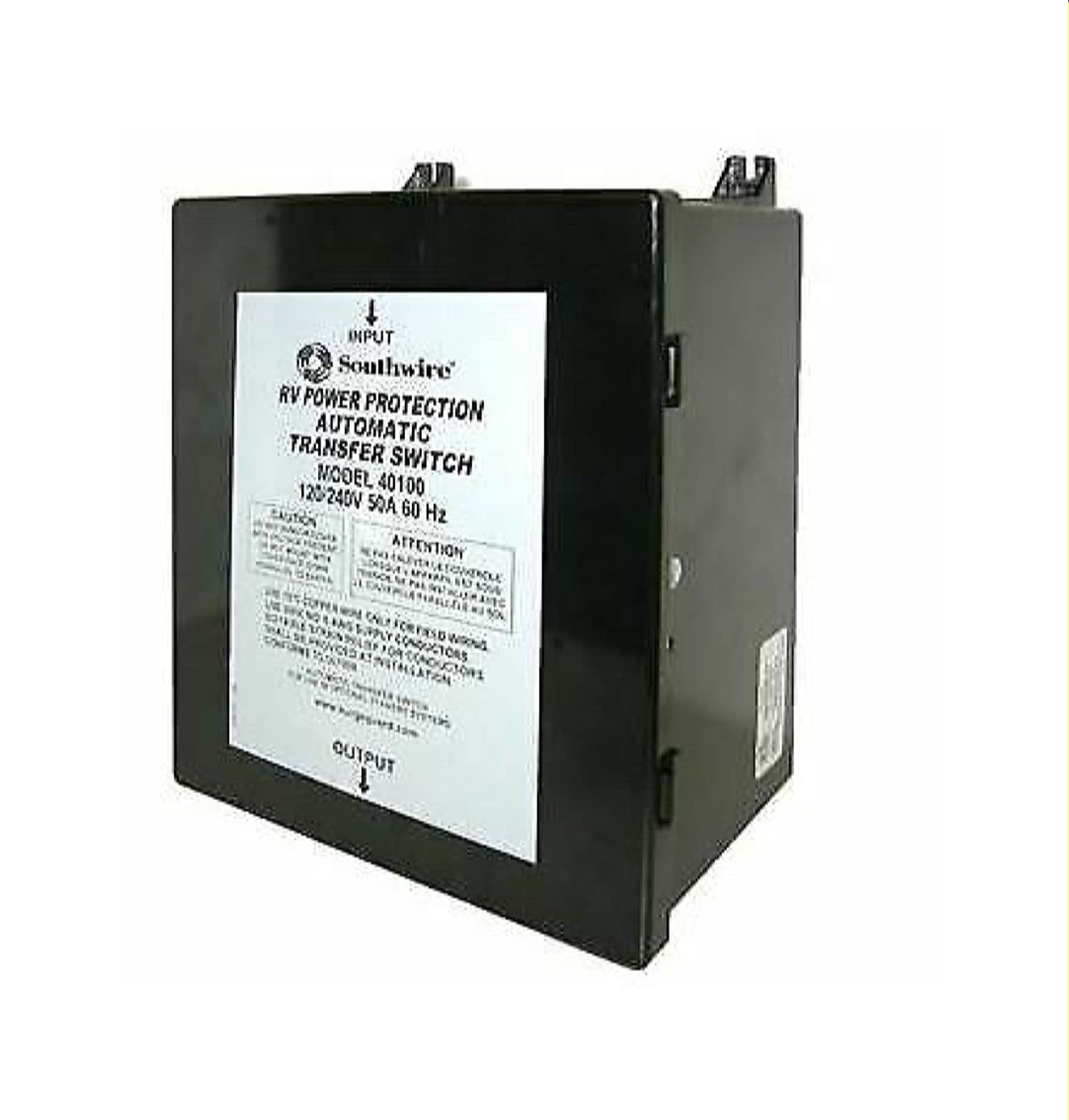 40100-001 Power Transfer Switch - Automatic Generator Transfer Switch for Home & RV Backup Power - Easy Installation for Emergency Power Outages