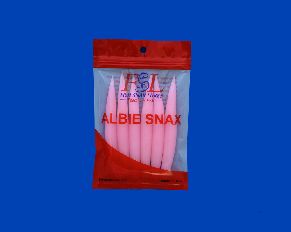 Premium Albie Snax 6 Pack Fish Lures - Realistic Saltwater Fishing Baits for Striped Bass, Bluefish & Albacore - Perfect for Surf Casting, Kayak Fishing & Offshore Angling