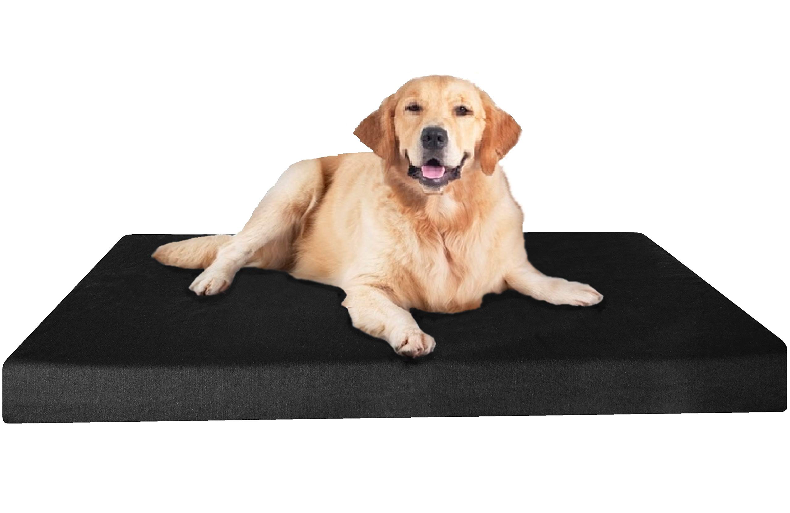 Orthopedic Gel Memory Foam Dog Bed XXL - Waterproof & Washable for Large Dogs, Perfect for Crates & Home Use