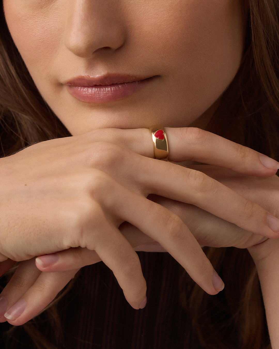 Amour Helium Heart Statement Ring - Elegant & Unique Jewelry for Women | Perfect for Valentine's Day, Anniversary & Romantic Gifts