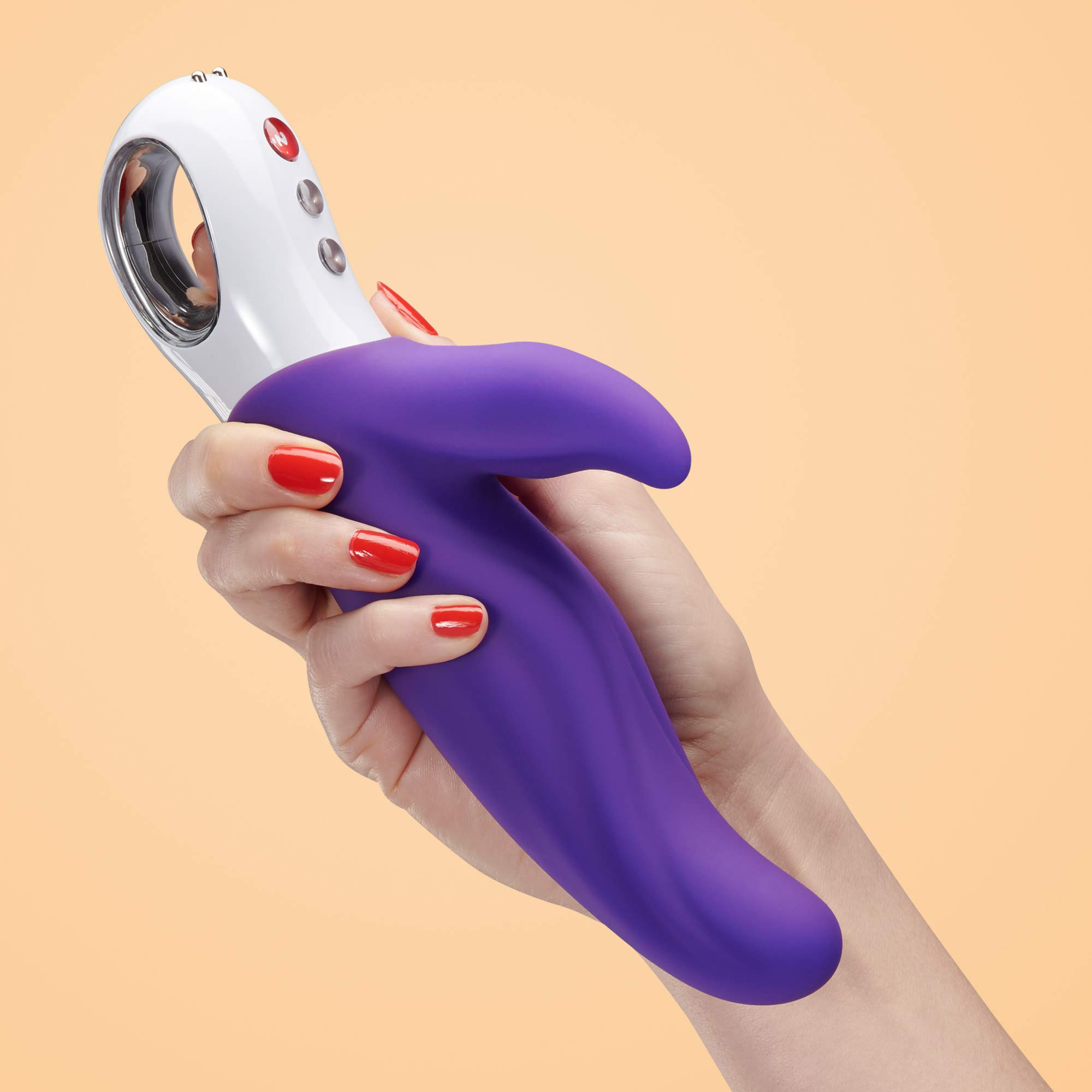 Premium Rechargeable Silicone Vibrator - FUN FACTORY G5 Series Luxury Adult Toy for Women & Men | Waterproof, Body-Safe Design for Couples Play & Solo Pleasure (Lady BI Violet)