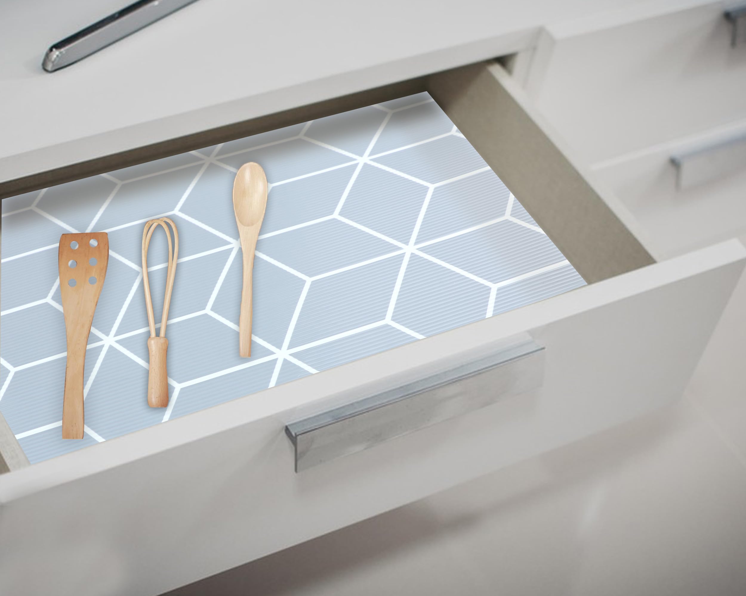 Non-Slip Waterproof Kitchen Cabinet Drawer Liners - 10