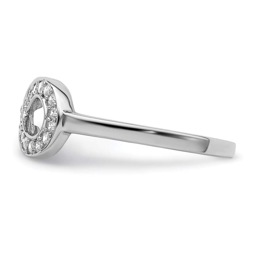 925 Sterling Silver Cubic Zirconia Infinity Ring for Women - Elegant Fine Jewelry Gift for Her - Perfect for Anniversaries, Birthdays & Valentine's Day