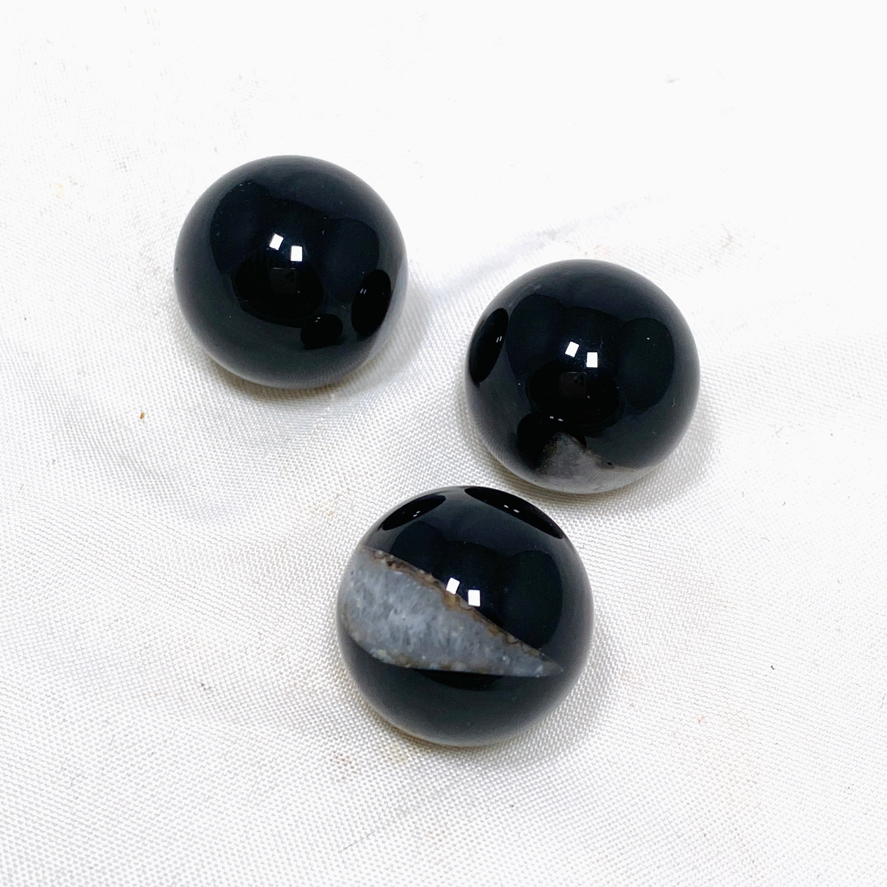 20mm-30mm Mini Spheres Assorted Gemstone Beads for Jewelry Making, DIY Crafts, and Home Decor - Natural Healing Stones for Meditation & Gifts