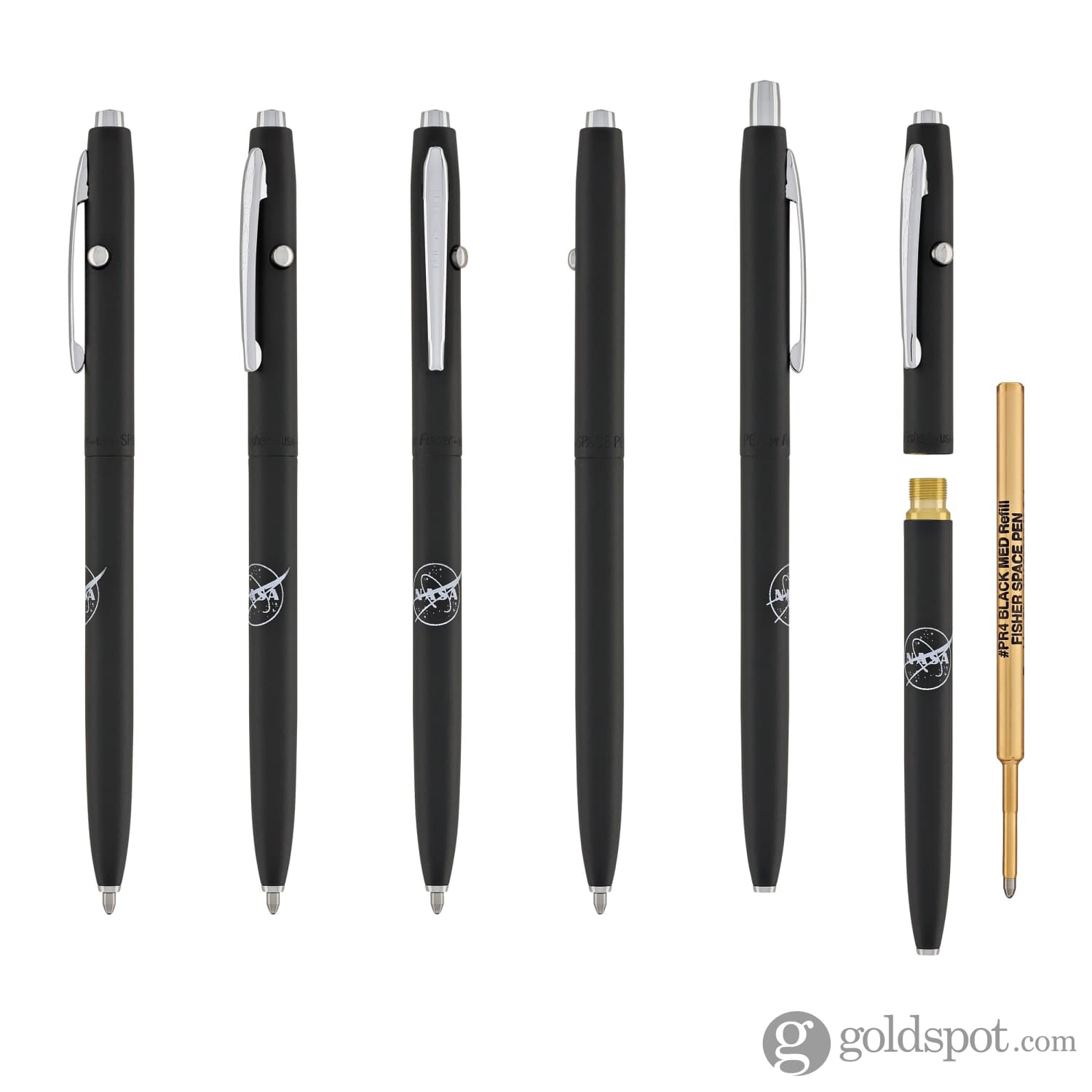 NASA-Approved Fisher Space Pen Shuttle Ballpoint Pen - Matte Black with Official NASA Logo - Perfect for Astronauts, Aviation Professionals & Everyday Writing