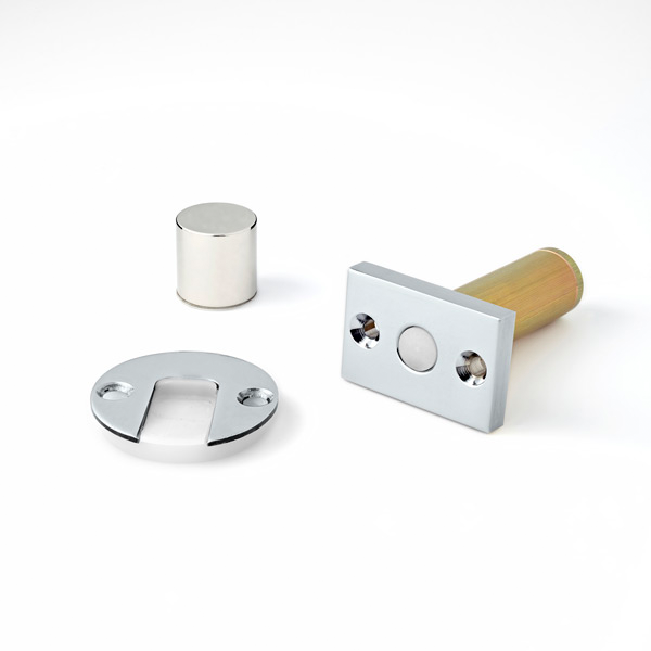 Ghostop GS300XD Heavy Duty Hidden Door Stop - Durable Floor Mounted Door Holder for Home, Office & Commercial Use - Prevents Door Damage & Noise