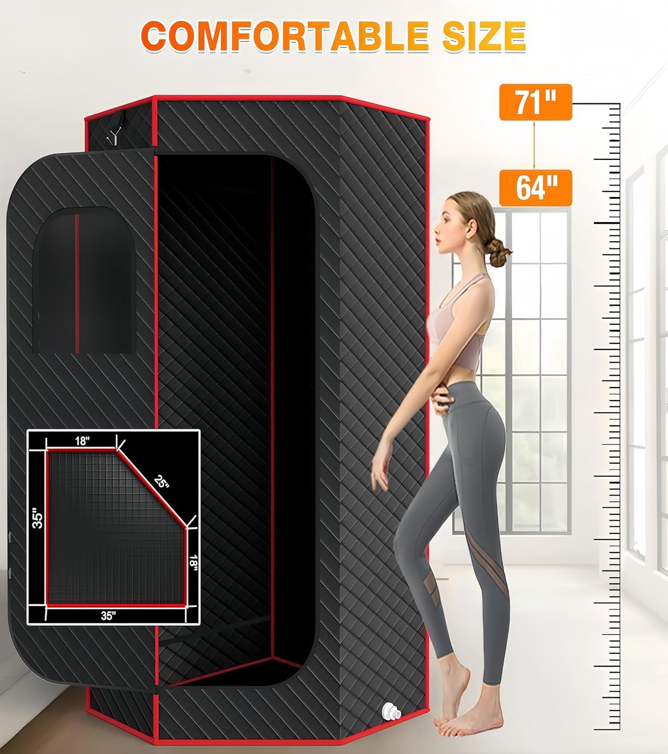 Portable Home Sauna Box - 35