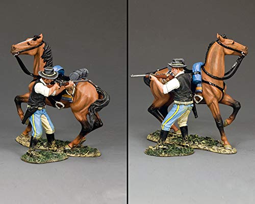 King & Country TRW165 The Last Aimed Shot 1:30 Scale Toy Soldier - Western Diorama & Collectible Display