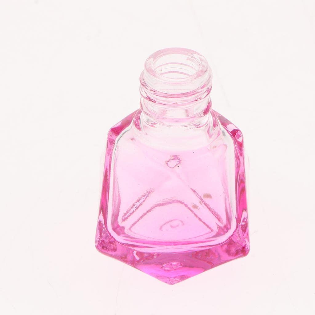 Refillable Glass Perfume Bottle Hanging Pendant - Pink Empty Perfume Vial for Car & Home Decor | Aromatherapy, Gift, Travel Essential