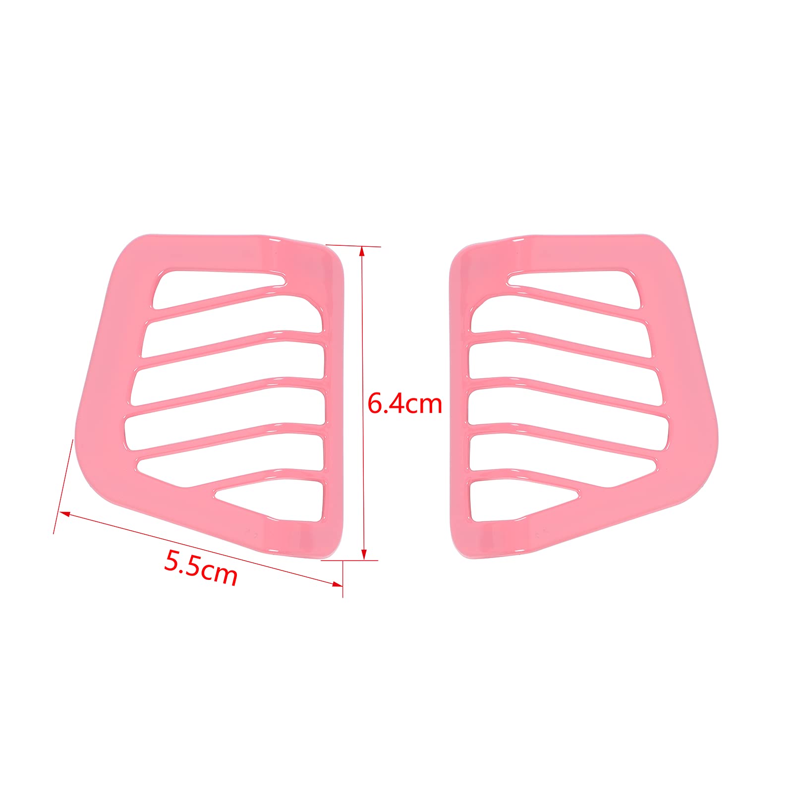 Pink Dash Side AC Vent Cover Trim for 2018-2023 Jeep Wrangler JL Unlimited & Gladiator JT - Interior Accessories Upgrade for Enhanced Style & Protection (Perfect for Off-Roading & Daily Driving)