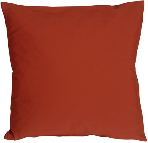 20x20 Rust Cotton Throw Pillow - Bohemian Caravan Décor for Sofa, Bed & Outdoor Use - Soft Decorative Cushion Cover