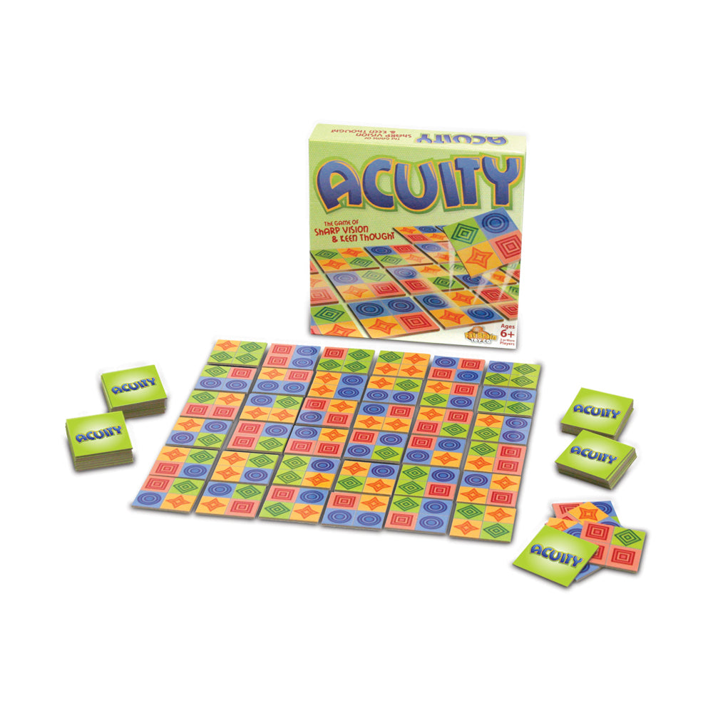 Acuity Tile Matching Game by Fat Brain Toy Co. – Fun Educational Board Game for Kids & Adults – Perfect for Family Game Night & Cognitive Skill Development