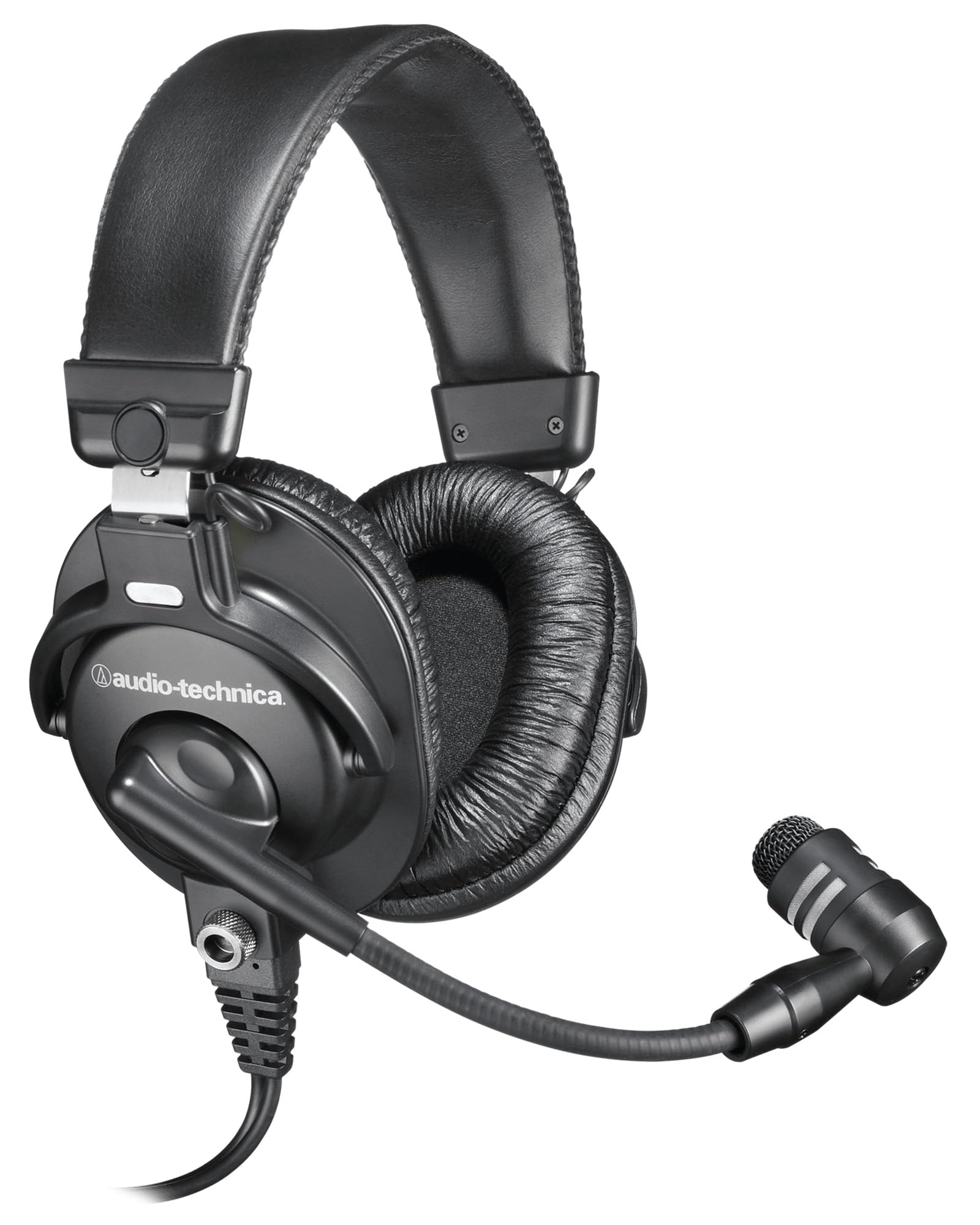Audio-Technica BPHS1 Professional Broadcast Stereo Headset with XLR Cable - Black (Includes Carrying Case, Stand & Polishing Cloth) - Perfect for Podcasting, Radio Broadcasting & Studio Recording
