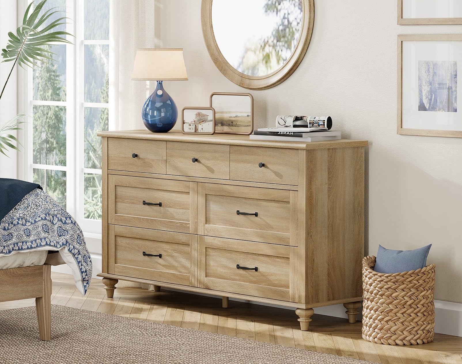 WAMPAT 7-Drawer Kids Dresser for Bedroom - 54