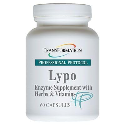 Transformation Enzymes Lypo Enzyme Supplement with Herbs & Vitamins - 60 Caps for Digestive Health Support | Aids Digestion, Gut Comfort & Nutrient Absorption | Ideal for Meals, Travel & Sensitive Stomachs