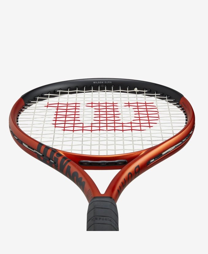 Wilson Burn 100 V5 Tennis Racket - High Performance Carbon Fiber Tennis Racquet for Men & Women | Perfect for Competitive Play & Training Sessions