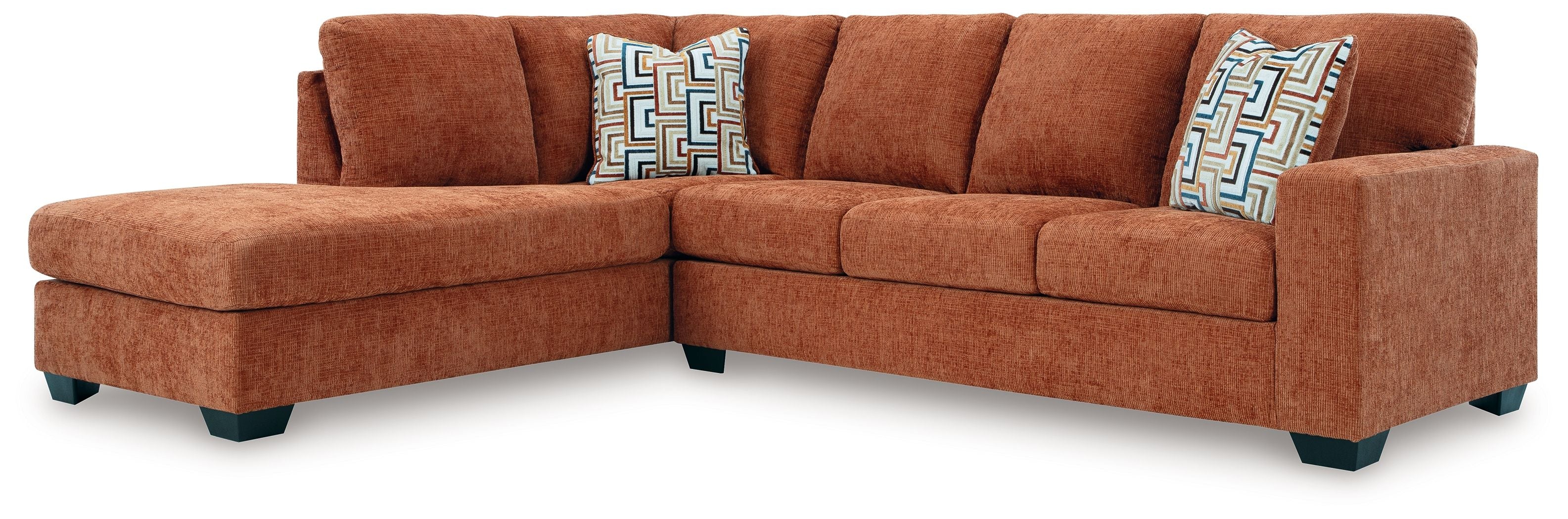 Modern Aviemore Sectional Sofa - Comfortable L-Shaped Couch for Living Room, Family Room & Home Theater - Soft Fabric Upholstery with Reversible Chaise
