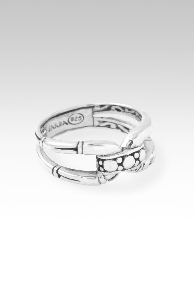 Supremely Happy Forever IV Ring™ in Bamboo - Elegant Bamboo Wedding Band for Women & Men - Perfect for Anniversaries, Engagements & Eco-Friendly Jewelry Gifts