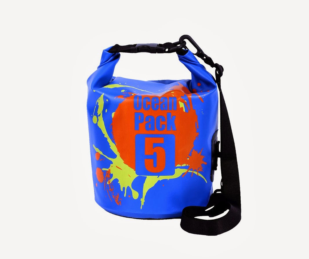 **Karana Ocean Pack 5L Waterproof Dry Tube Bag – Splash Edition – Ideal for Kayaking, Boating & Water Sports**