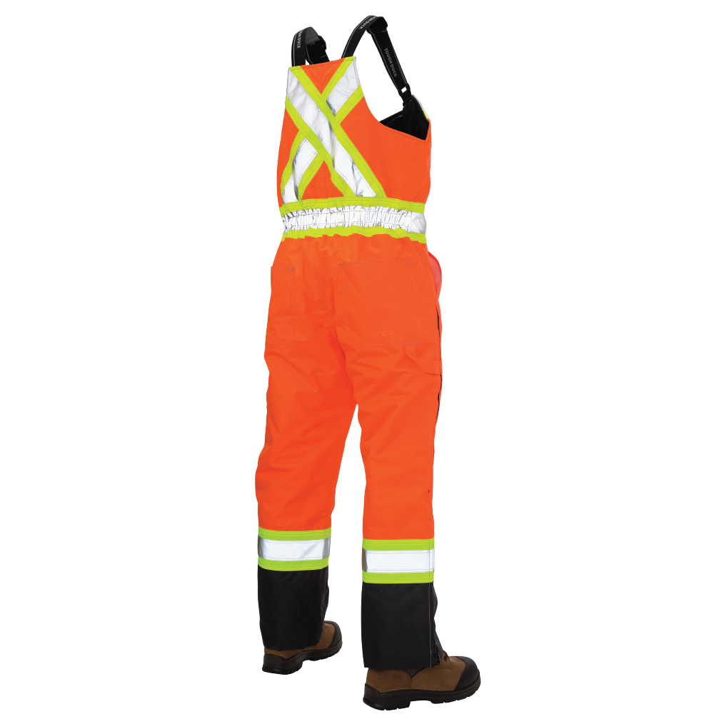 Tough Duck Ripstop Insulated Safety Bib Overall S876 - Heavy Duty Workwear for Construction, Farming & Outdoor Jobs - Waterproof & Durable Coveralls for Cold Weather Protection