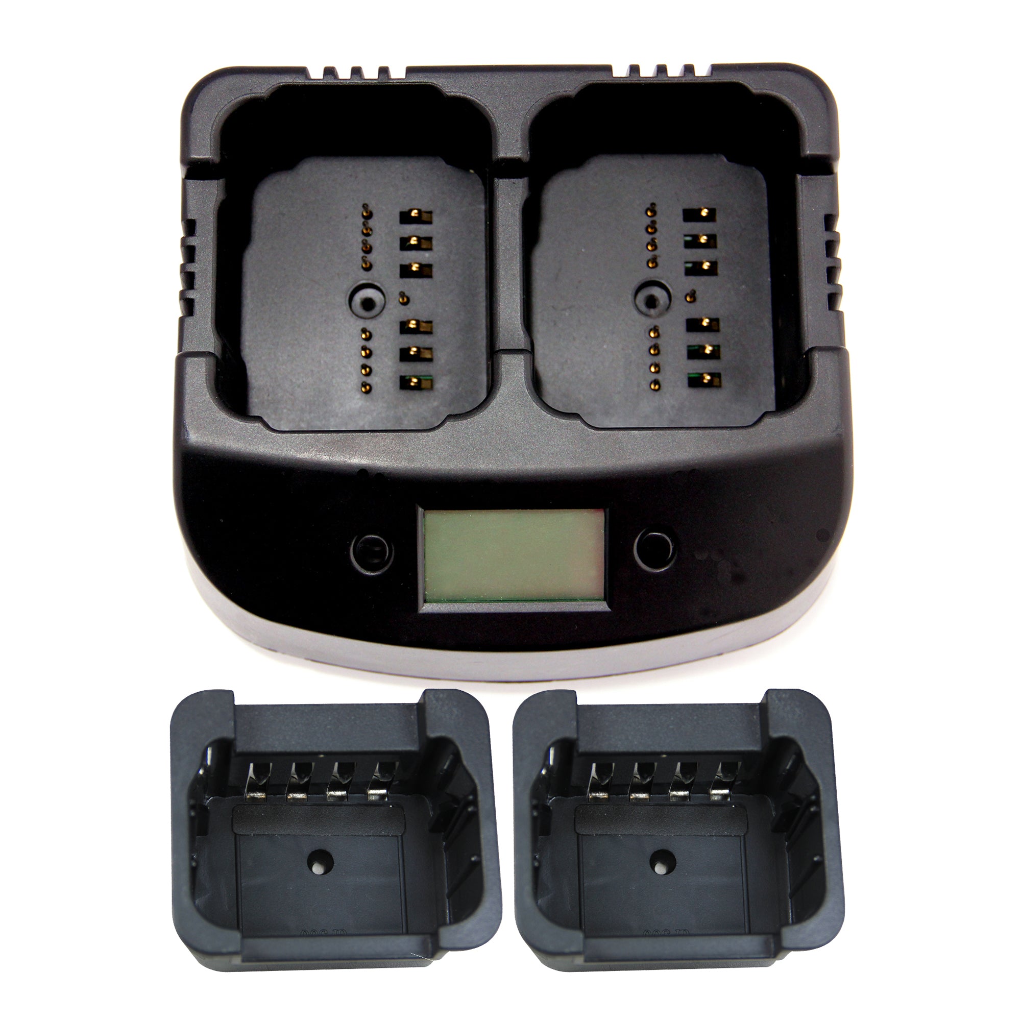 Dual Battery Charger for MOTOROLA Two Way Radios - Fast Charging Station for CP200, XPR Series - Perfect for Business, Security & Outdoor Communication