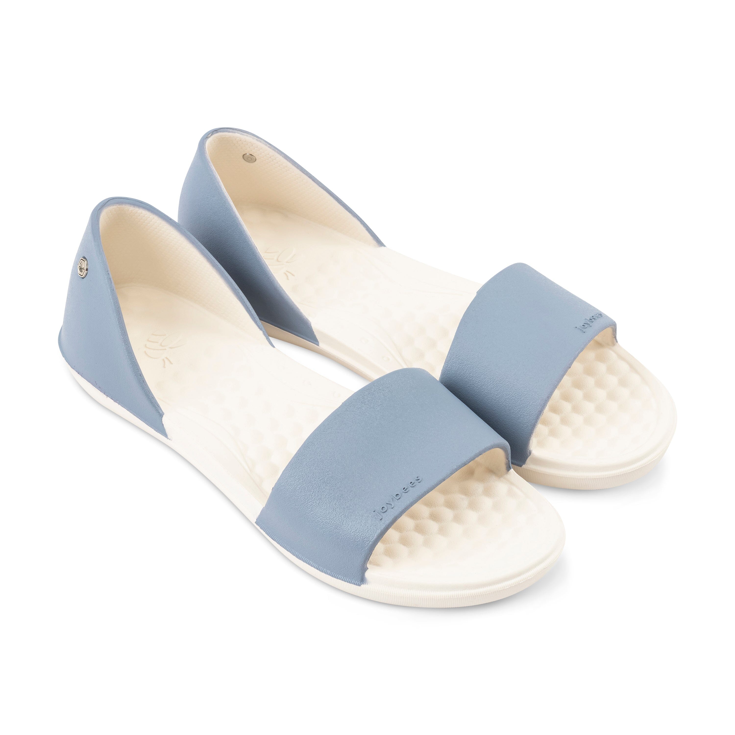 JOYBEES FRIDAY FLAT TWO TONE SHOES - Women's Comfortable Casual Slip-On Loafers for Work & Travel | Final Sale