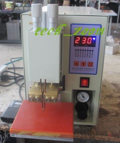 Dual Pulse Pneumatic Battery Spot Welder PR30 - Microcomputer Controlled for Battery Pack Assembly | Ideal for DIY Battery Packs, Electronics Repair & Professional Manufacturing