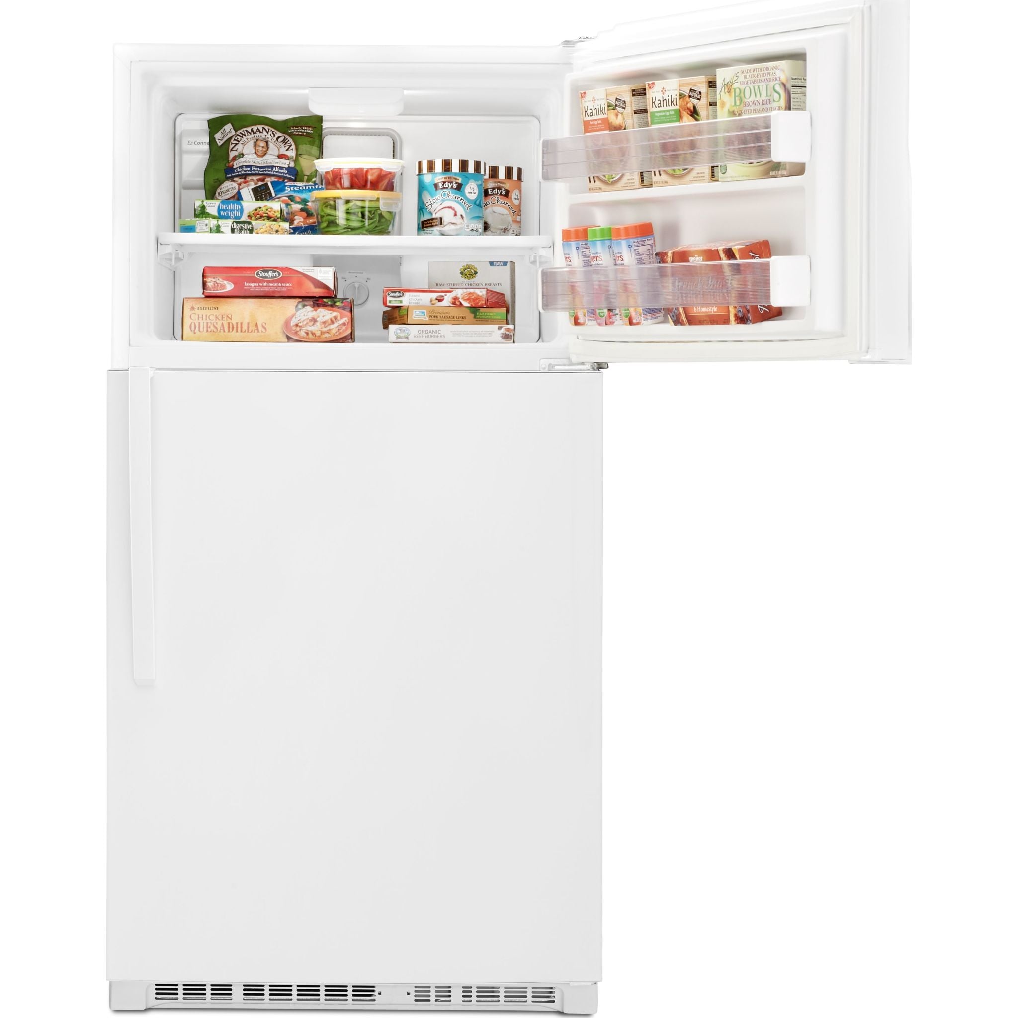 Whirlpool WRT541SZDW 21.6 Cu. Ft. Top Freezer Refrigerator in White - Energy Efficient Kitchen Appliance for Home & Apartment Use