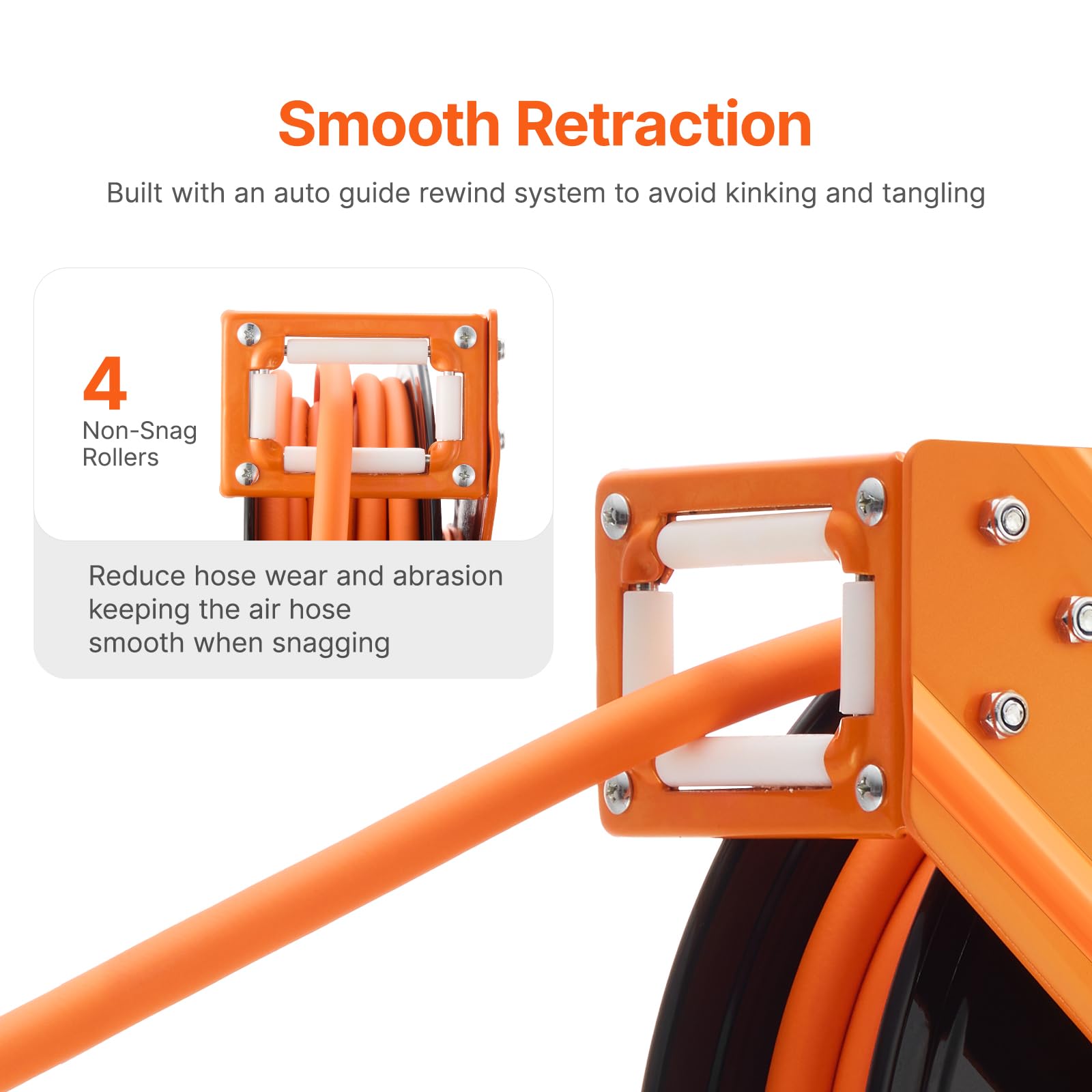 VEVOR Retractable Air Hose Reel - 3/8