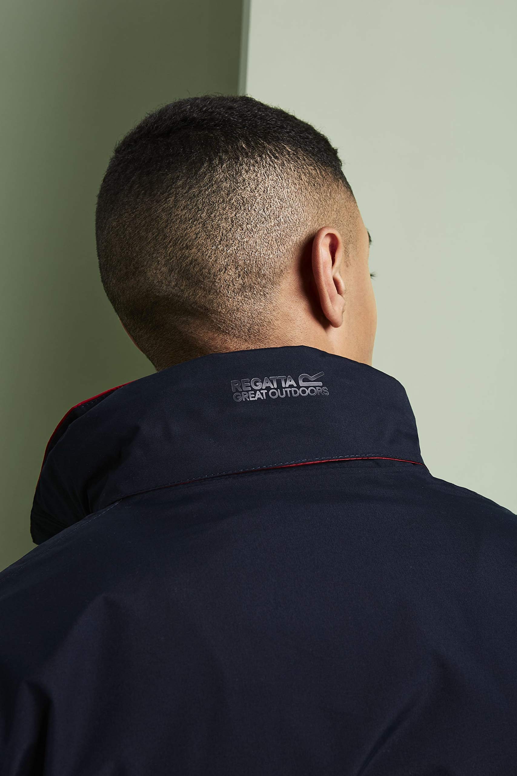 Waterproof Shell Jacket for Men - Ardmore Mesh Lined Windbreaker, Navy Blue 3XL (50
