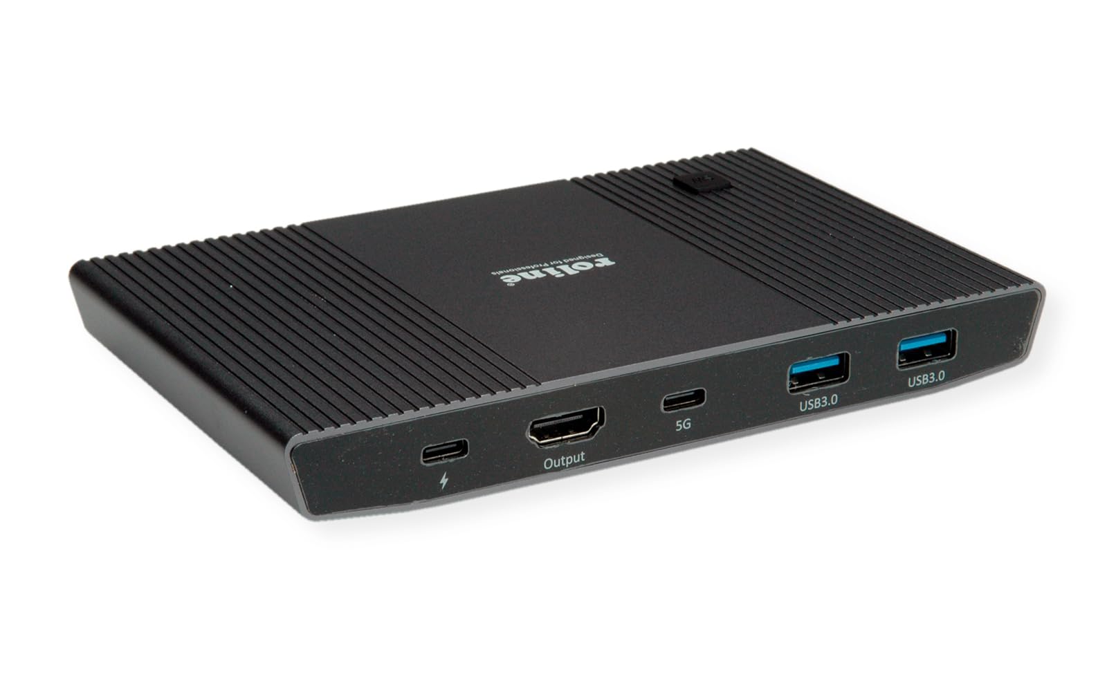 ROLINE 4K HDMI KVM Switch with USB for 2 Devices - Seamless Control Between Laptop & PC for Home Office & Gaming Setup
