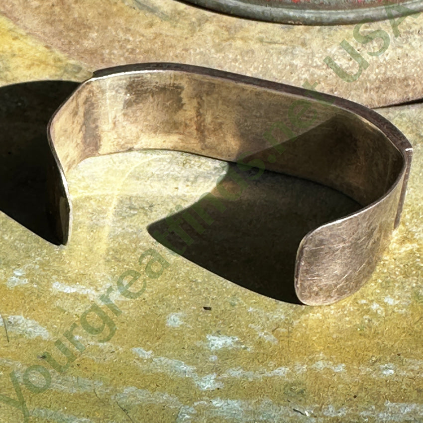 Vintage Navajo Chunky Sterling Silver Channel Inlay Turquoise Bracelet - Handmade Native American Jewelry for Women - Perfect for Boho Fashion, Gift Giving & Special Occasions