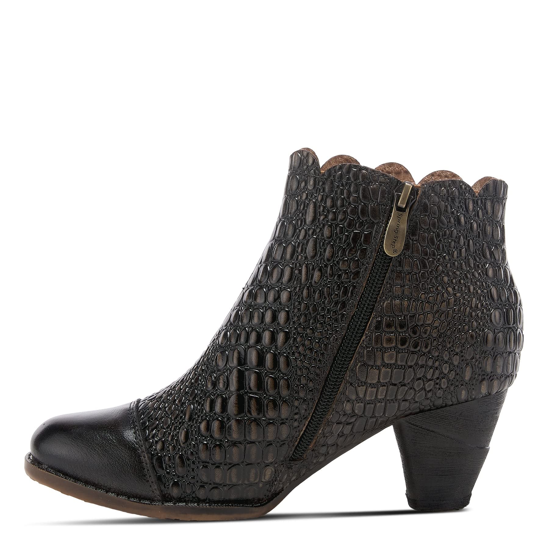 Spring Step L'Artiste Women's Extrovert Bootie - Comfortable Ankle Boots for Women, Fashion Chelsea Boots with Side Zipper, Perfect for Office, Dating & Night Out