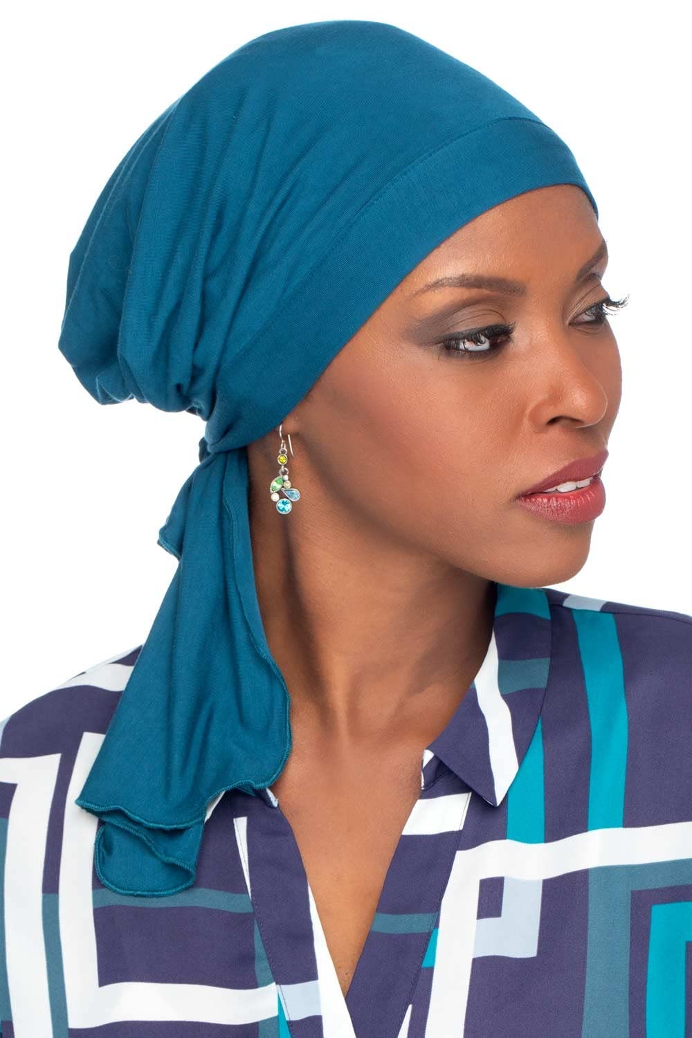 Cardani Pre-Tied Scarves for Women - Soft Bamboo Viscose Silk-Like Fashion Scarf | Perfect for Office, Travel & Gift Giving