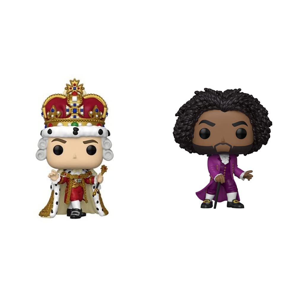 Funko Pop! Broadway: Hamilton - King George & Thomas Jefferson Collectible Vinyl Figures | Perfect for Hamilton Fans, Theater Lovers, and Pop Culture Collectors | Great for Display, Gifts, and Themed Decor