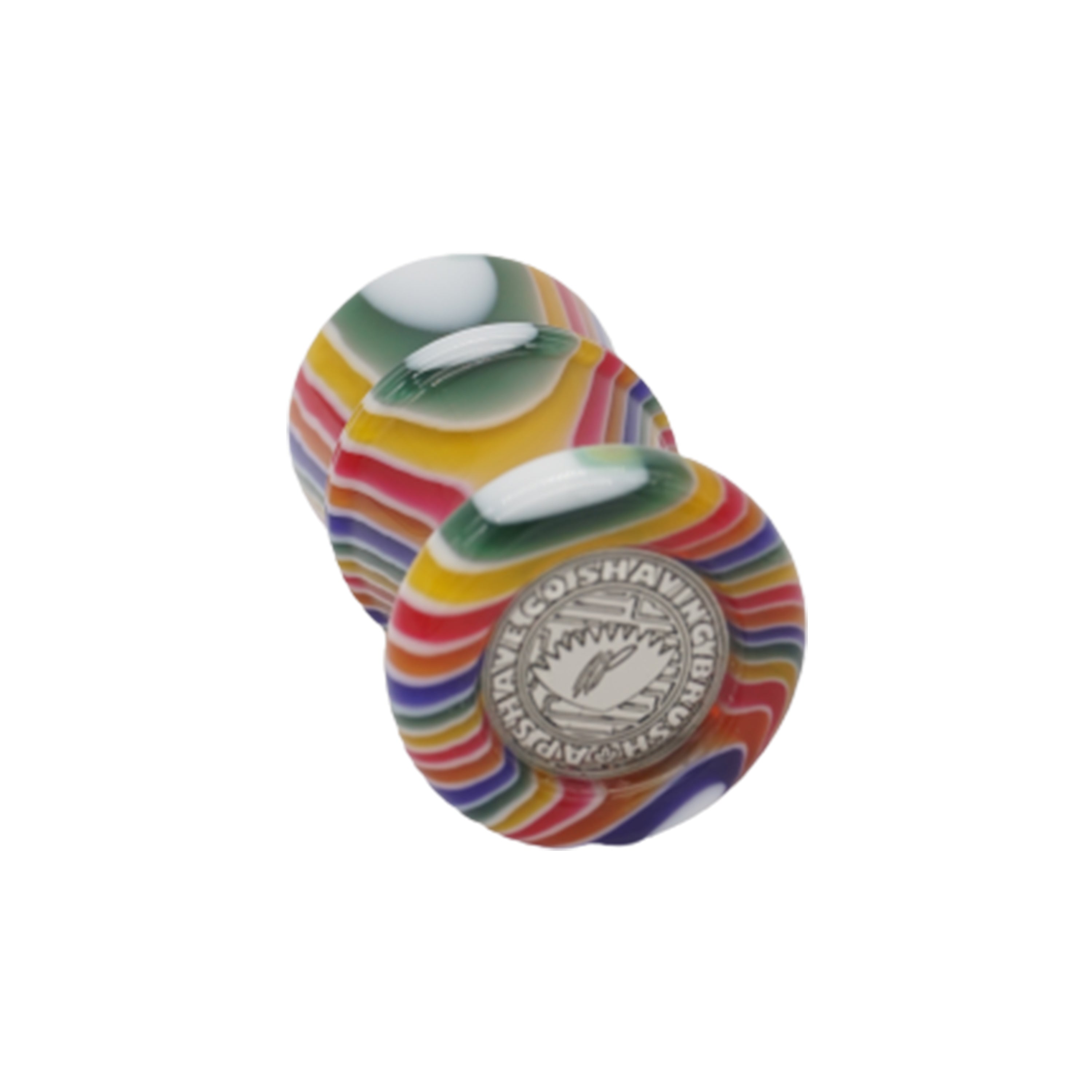 Handmade Candy Stripe Shaving Brush Handle - Fits 24mm & 26mm Knots - Perfect for Wet Shaving & Grooming Gifts for Men
