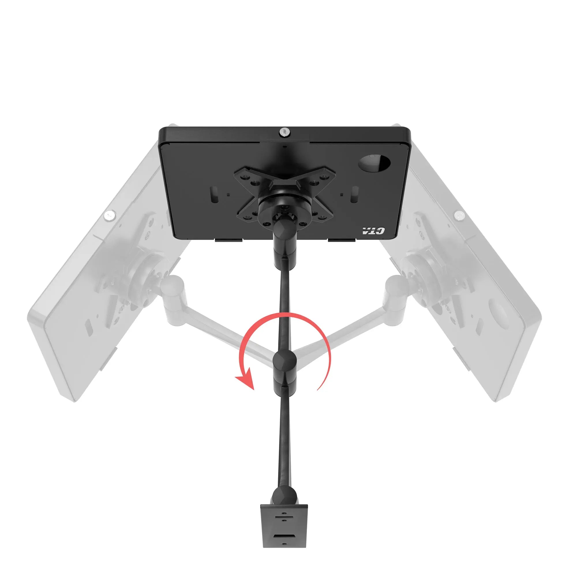 VESA Wall Mount Bracket with Enclosure - Adjustable Monitor Arm for 13-32 Inch Screens | Perfect for Home Office, Gaming Setup & Conference Rooms